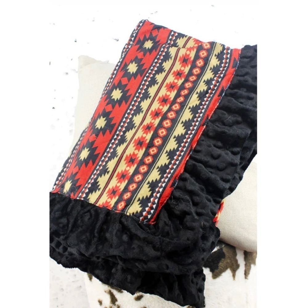 SOUTHWESTERN AZTEC MINK BLANKET